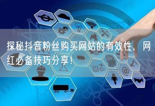 探秘抖音粉丝购买网站的有效性，网红必备技巧分享！