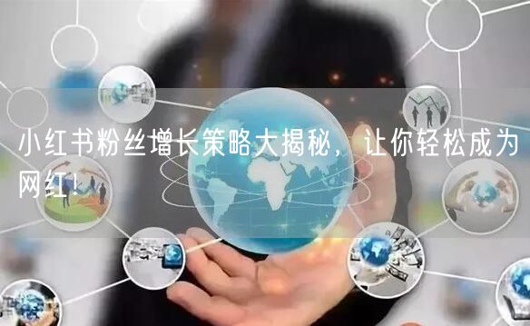 小红书粉丝增长策略大揭秘,让你轻松成为网红!